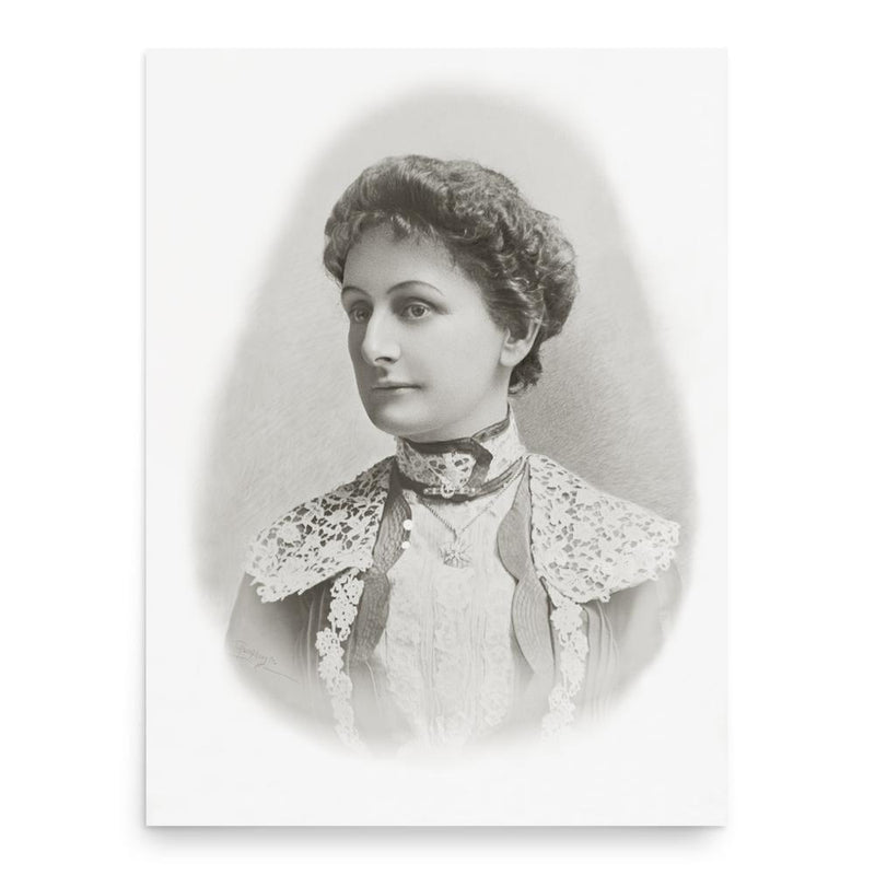 Bella Guerin poster print, in size 18x24 inches.