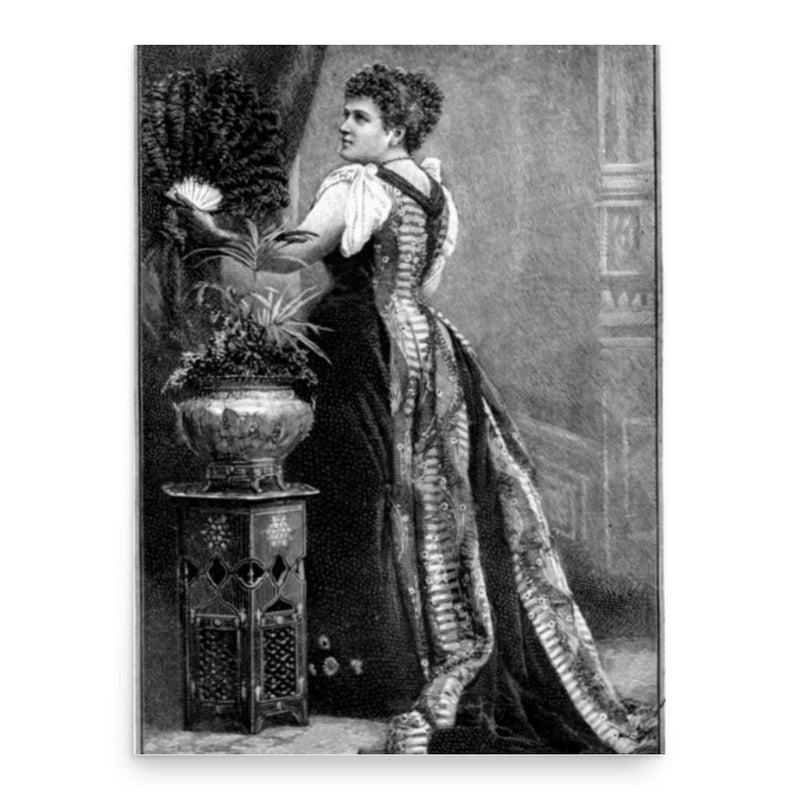 Belle Cole poster print, in size 18x24 inches.