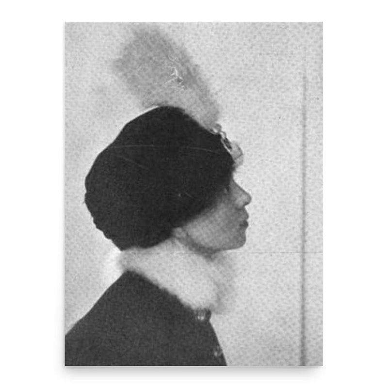 Belle da Costa Greene poster print, in size 18x24 inches.