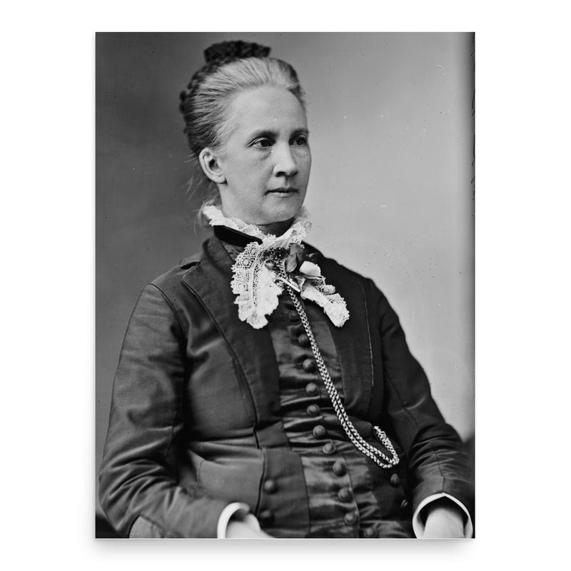 Belva Ann Lockwood poster print, in size 18x24 inches.