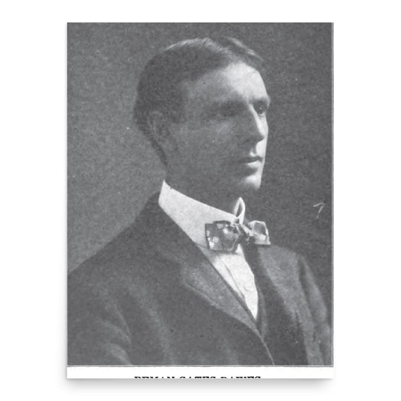 Beman Gates Dawes poster print, in size 18x24 inches.