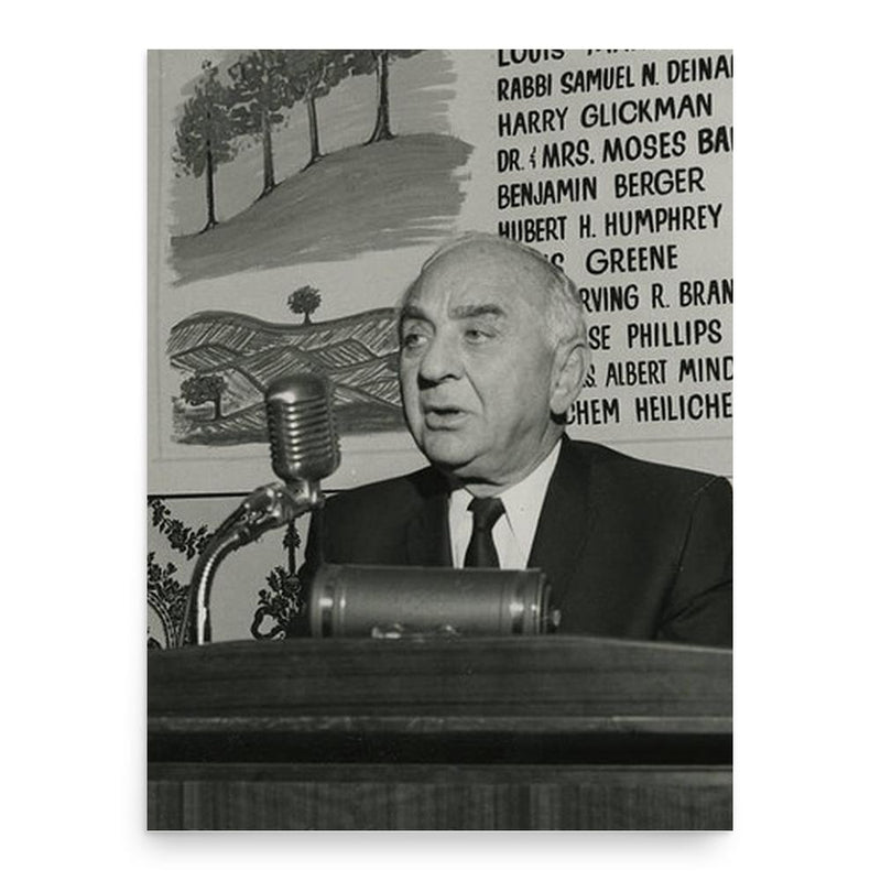 Ben Berger poster print, in size 18x24 inches.