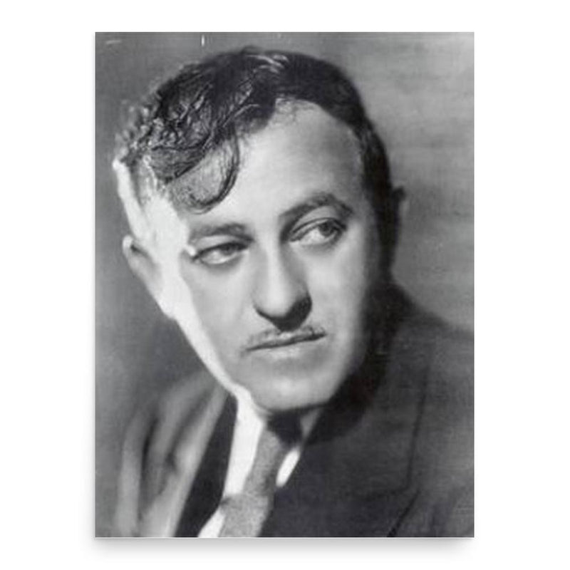 Ben Hecht poster print, in size 18x24 inches.
