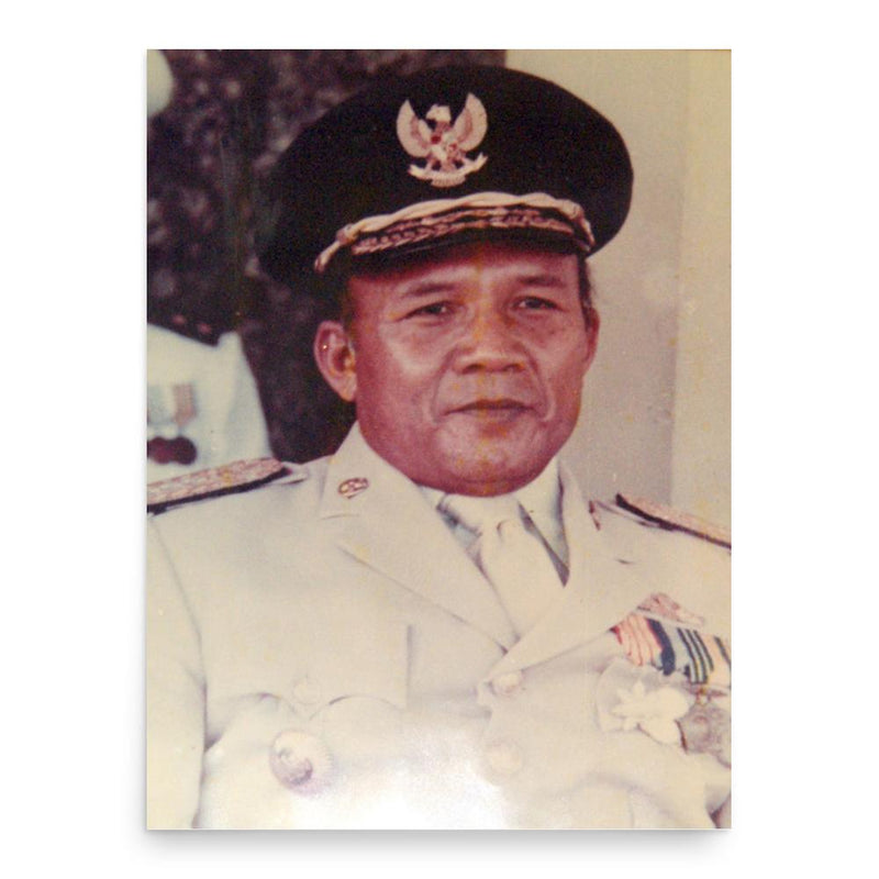 Ben Mboi poster print, in size 18x24 inches.
