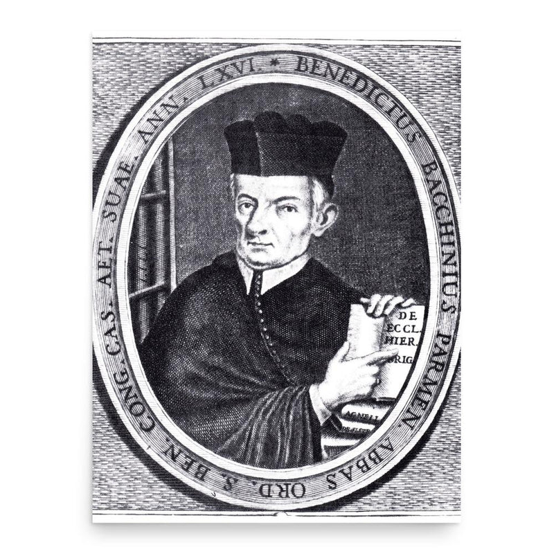 Benedetto Bacchini poster print, in size 18x24 inches.