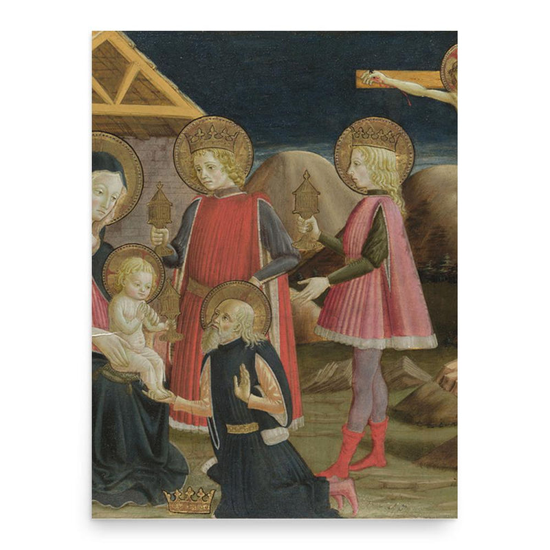 Benedetto Bonfigli poster print, in size 18x24 inches.