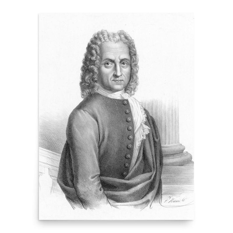 Benedetto Marcello poster print, in size 18x24 inches.
