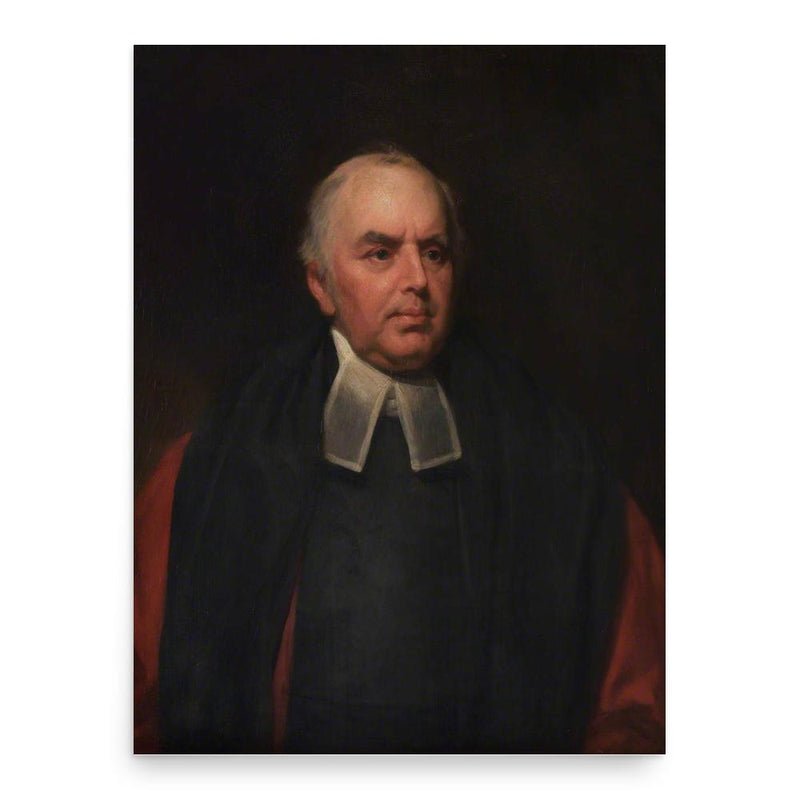Benedict Chapman poster print, in size 18x24 inches.