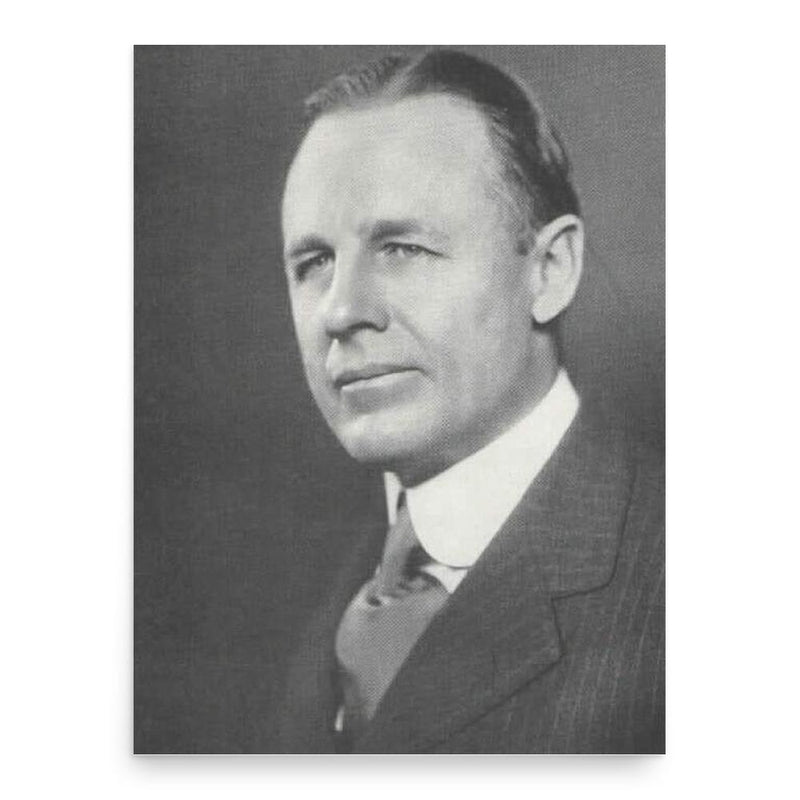 Benedict Crowell poster print, in size 18x24 inches.
