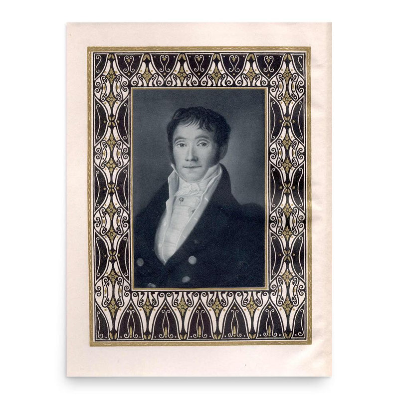Benedictus Gotthelf Teubner poster print, in size 18x24 inches.