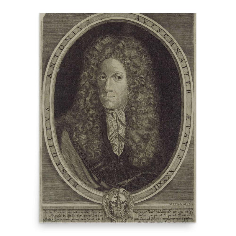 Benedikt Anton Aufschnaiter poster print, in size 18x24 inches.