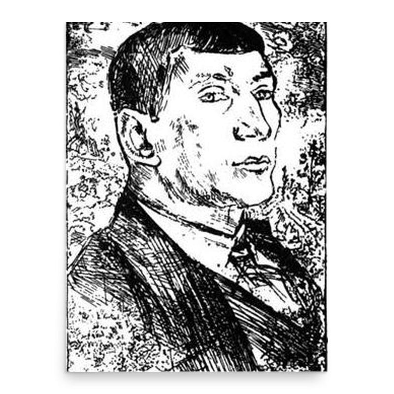Benedikt Livshits poster print, in size 18x24 inches.