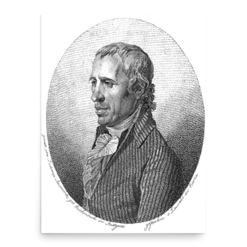Benedikt Maria Leonhard von Werkmeister poster print, in size 18x24 inches.