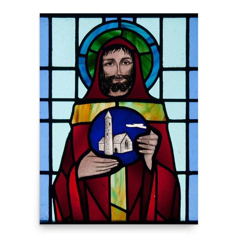 Benignus of Armagh poster print, in size 18x24 inches.