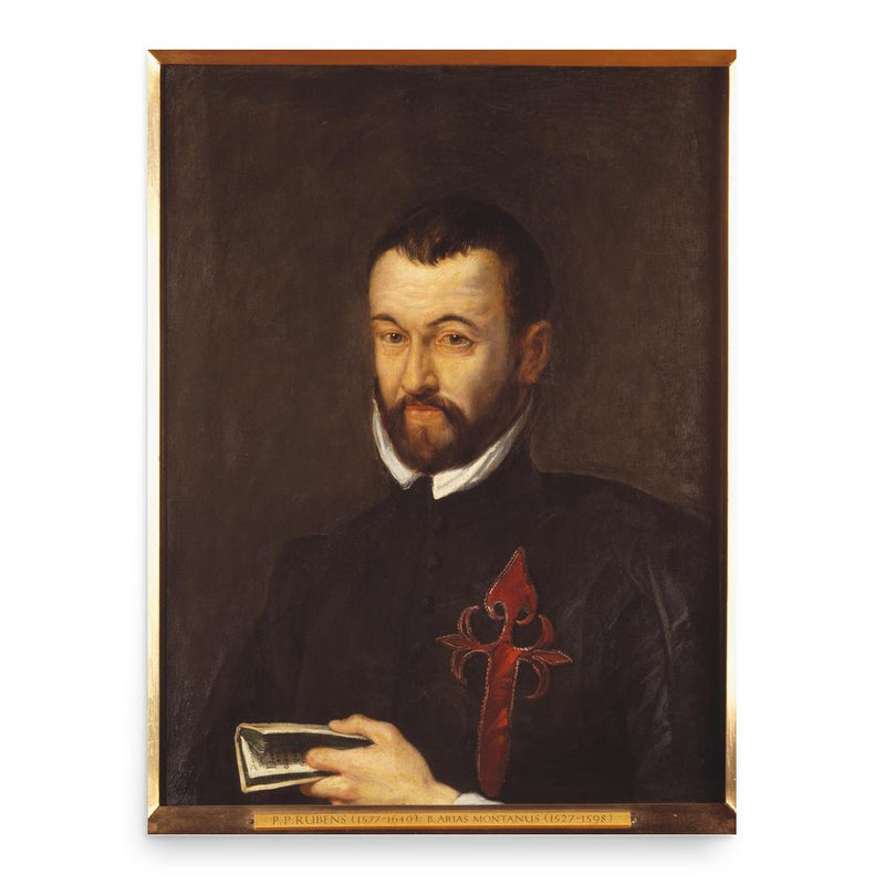 Benito Arias Montano poster print, in size 18x24 inches.