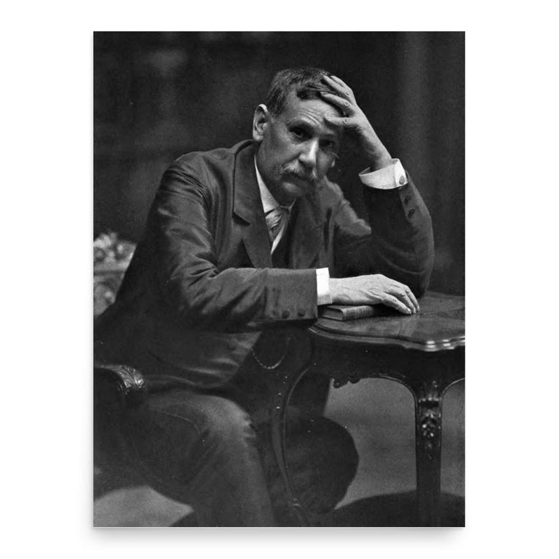Benito Pérez Galdós poster print, in size 18x24 inches.