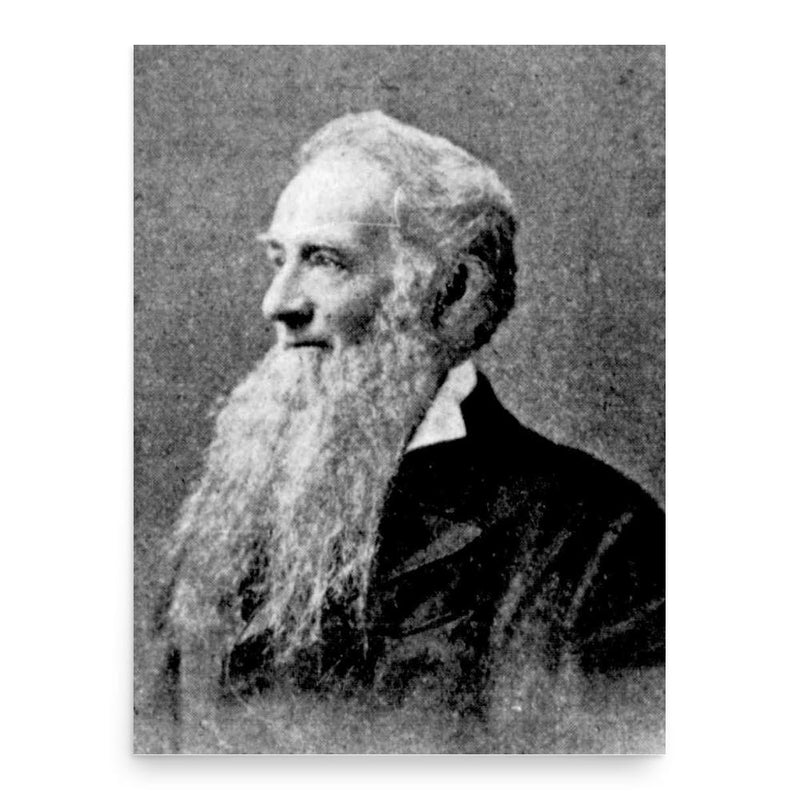Benjamin Backhouse poster print, in size 18x24 inches.