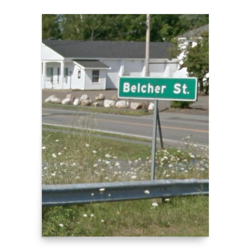 Benjamin Belcher poster print, in size 18x24 inches.