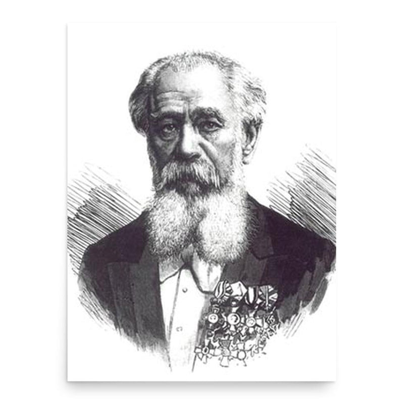 Benjamin Bilse poster print, in size 18x24 inches.