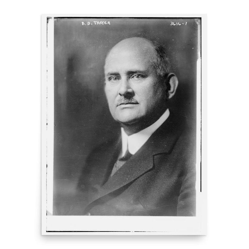 Benjamin Bowditch Thayer poster print, in size 18x24 inches.