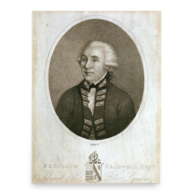 Benjamin Caldwell poster print, in size 18x24 inches.