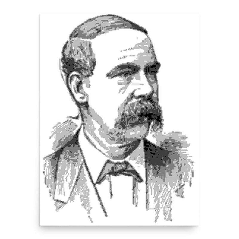Benjamin Crane poster print, in size 18x24 inches.