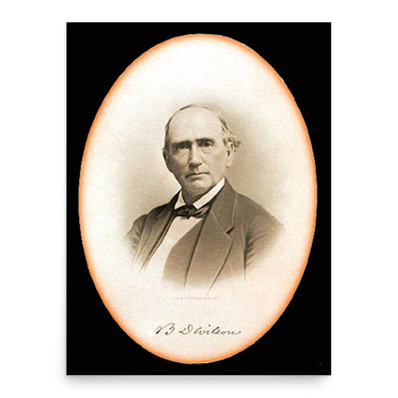 Benjamin Davis Wilson poster print, in size 18x24 inches.