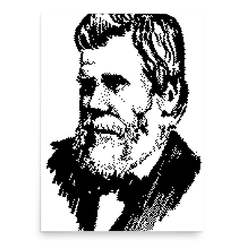 Benjamin Dill poster print, in size 18x24 inches.