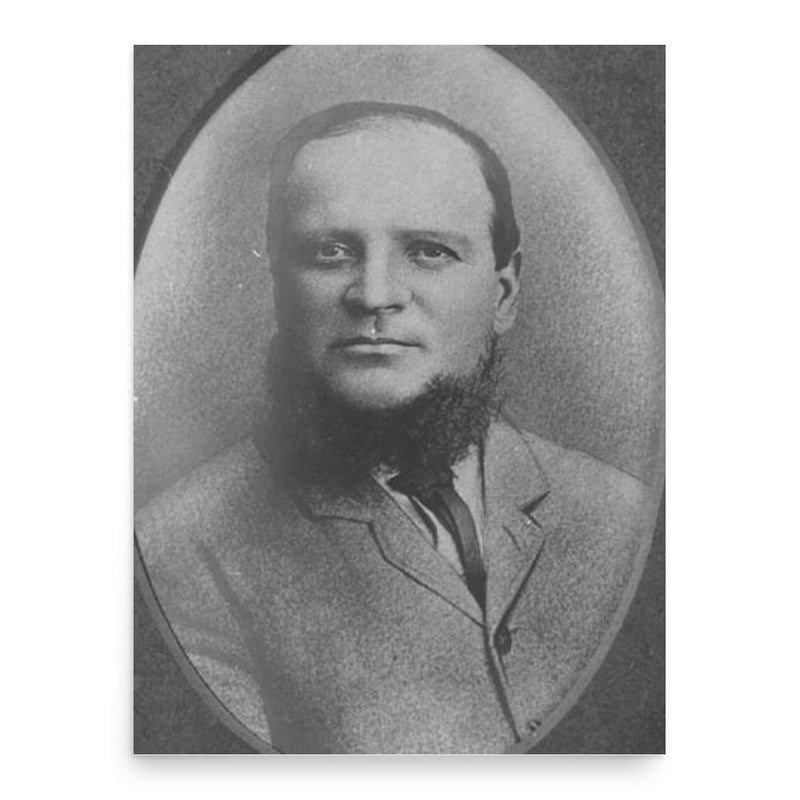 Benjamin Harris Babbidge poster print, in size 18x24 inches.