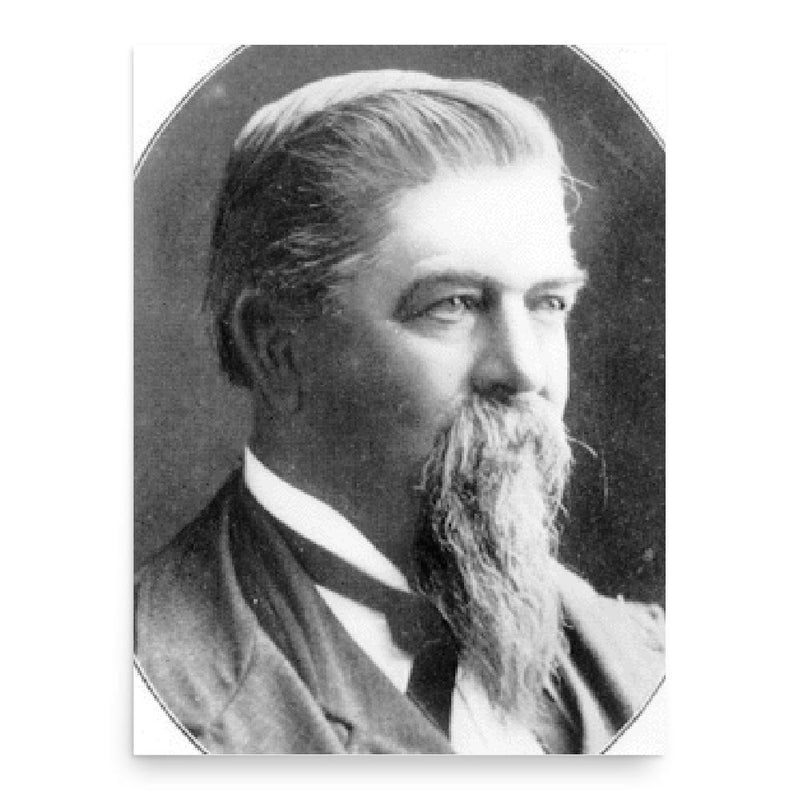 Benjamin Harrison Eaton poster print, in size 18x24 inches.