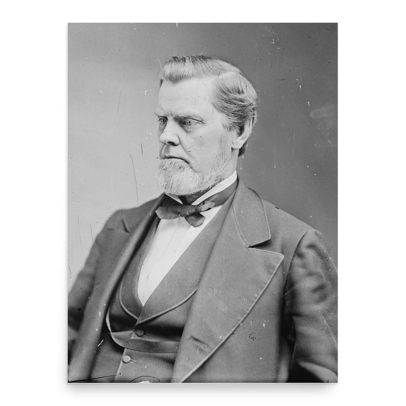 Benjamin Harvey Hill poster print, in size 18x24 inches.