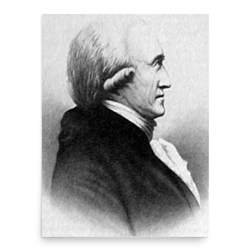 Benjamin Hawkins poster print, in size 18x24 inches.