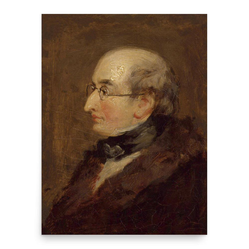 Benjamin Haydon poster print, in size 18x24 inches.