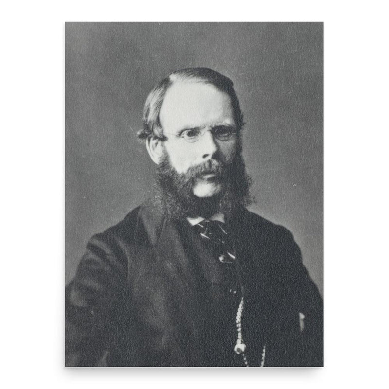 Benjamin Herschel Babbage poster print, in size 18x24 inches.