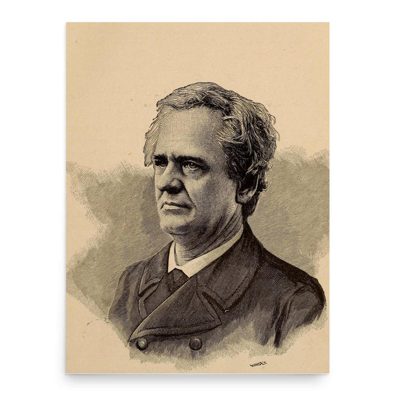 Benjamin Joseph Webb poster print, in size 18x24 inches.