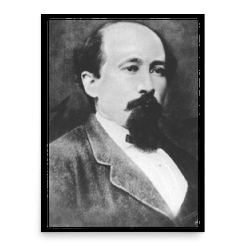 Benjamin Long poster print, in size 18x24 inches.