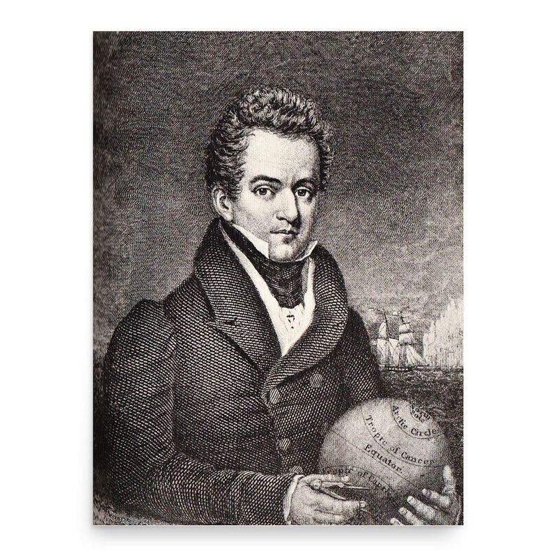 Benjamin Morrell poster print, in size 18x24 inches.
