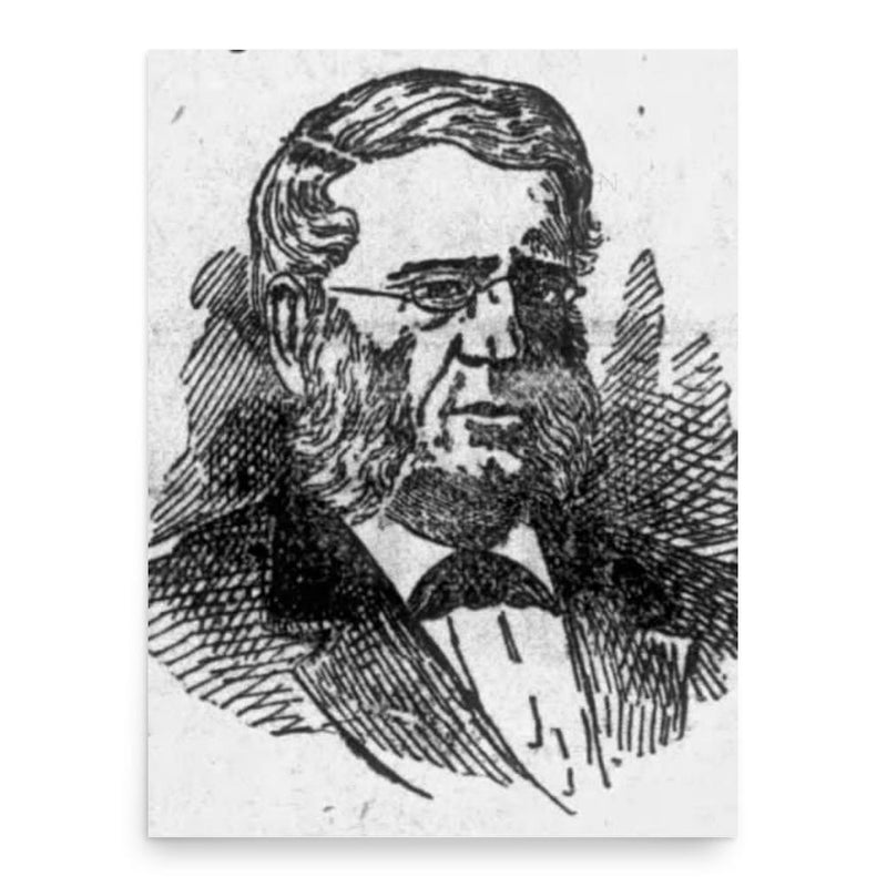 Benjamin Nathan poster print, in size 18x24 inches.