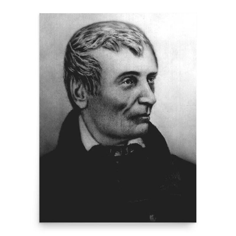 Benjamin Parke poster print, in size 18x24 inches.