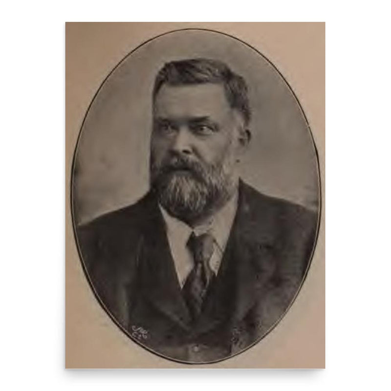 Benjamin Pickard poster print, in size 18x24 inches.