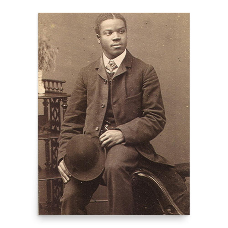 Benjamin Quartey-Papafio poster print, in size 18x24 inches.