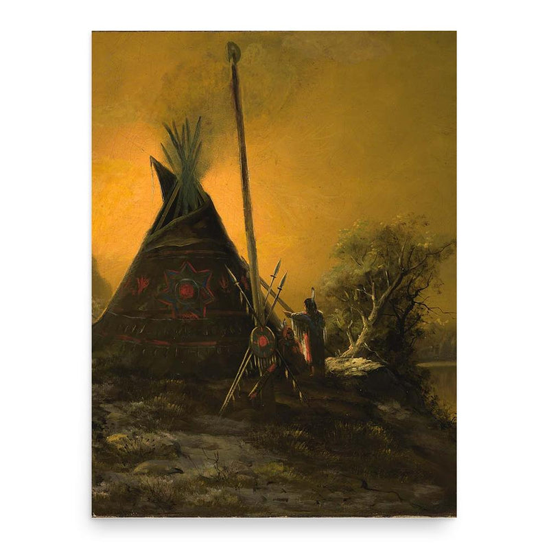 Benjamin Raborg poster print, in size 18x24 inches.