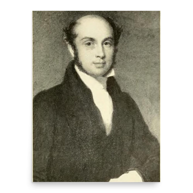 Benjamin Rotch poster print, in size 18x24 inches.