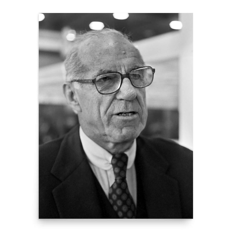 Benjamin Spock poster print, in size 18x24 inches.