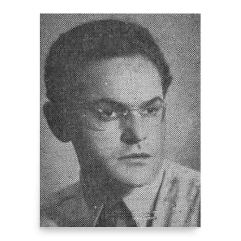 Benjamin Tammuz poster print, in size 18x24 inches.