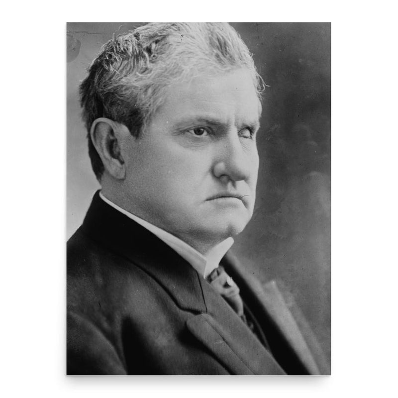 Benjamin Tillman poster print, in size 18x24 inches.