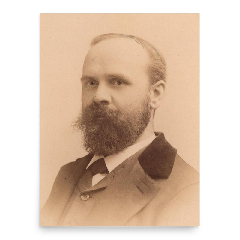 Benjamin Tucker poster print, in size 18x24 inches.