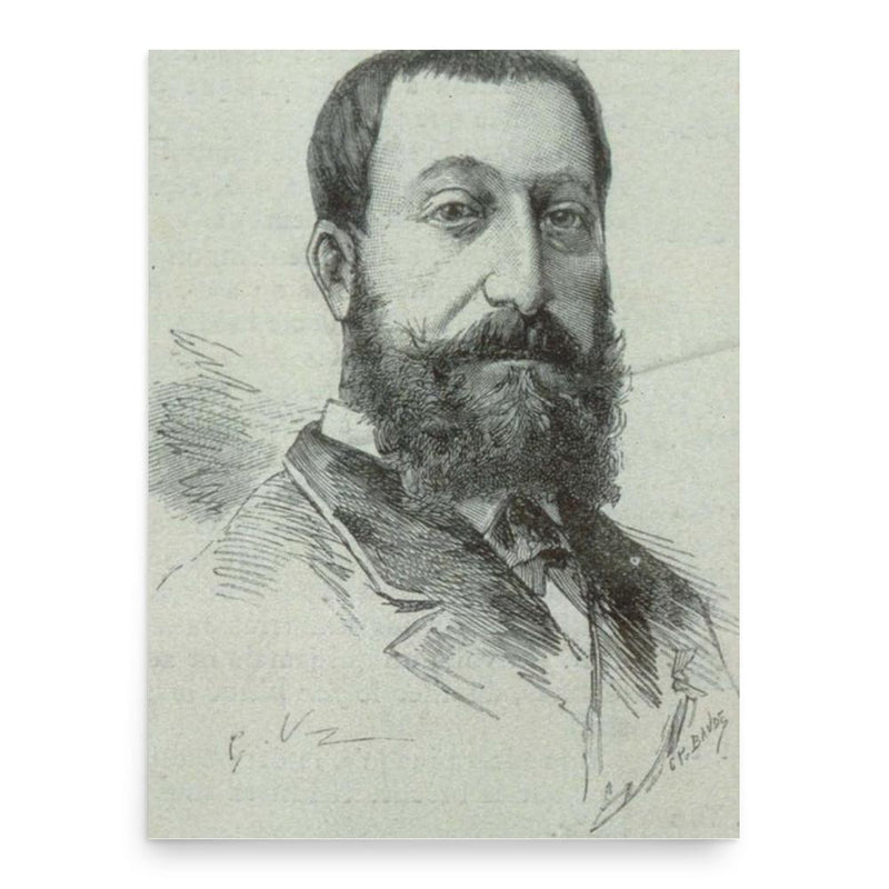 Benjamin Ulmann poster print, in size 18x24 inches.