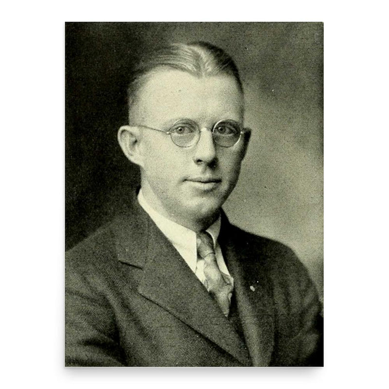 Benjamin Van Alstyne poster print, in size 18x24 inches.