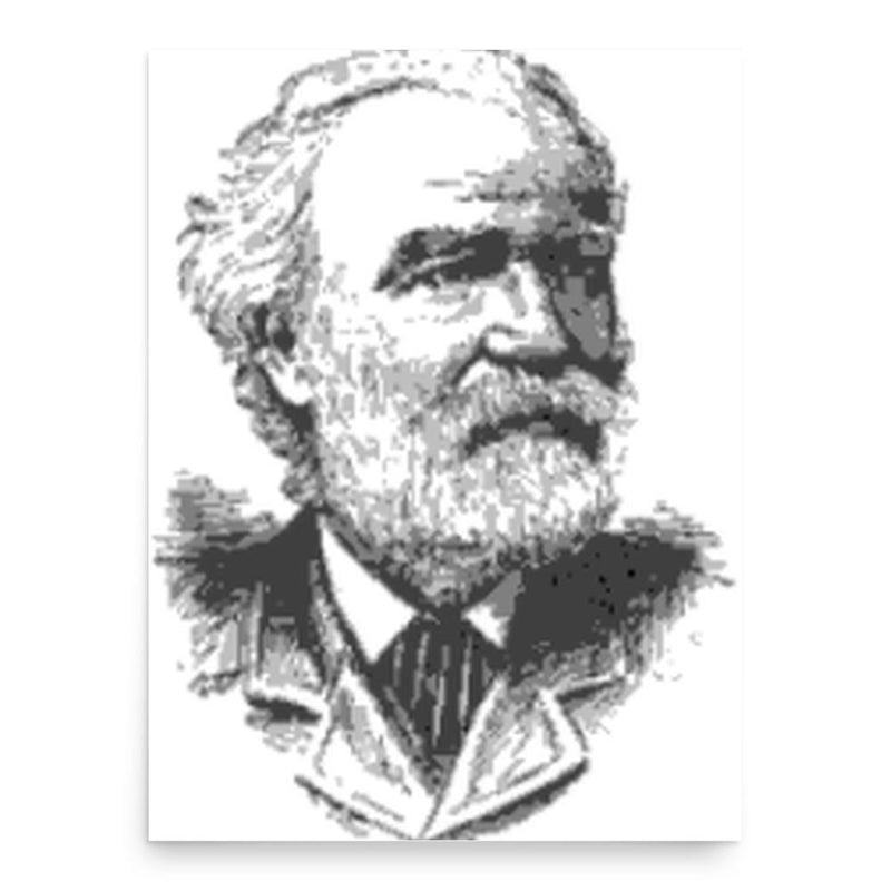 Benjamin Vaughan Abbott poster print, in size 18x24 inches.